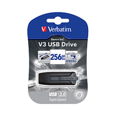 USB Stik 256GB V3, USB3.2 Gen1, Verbatim